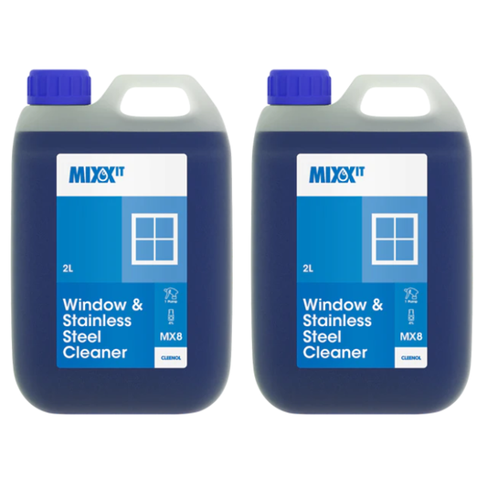 Mixxit Concentrated Window & Stainless Steel Cleaner - 2 x 2L