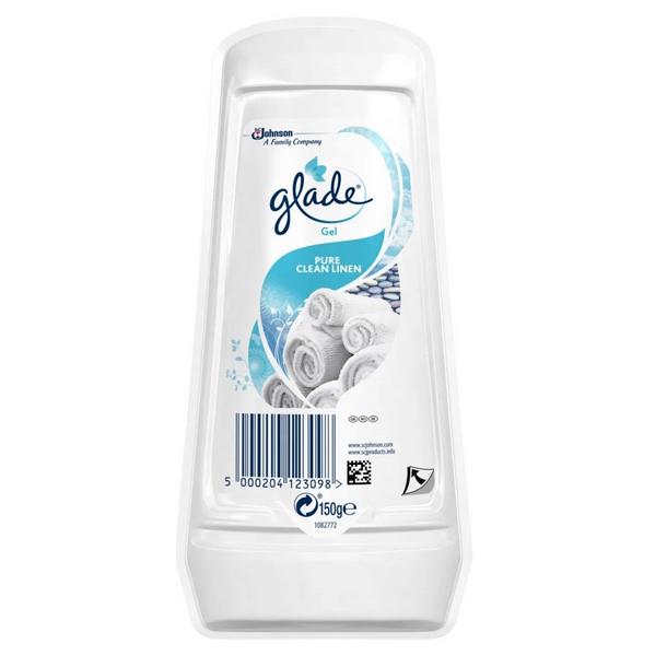 Glade Gel Air Freshener - Fresh Linen - 8 x 150g