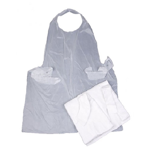 Superior Disposable Aprons - Flat Pack - White - Case of 600