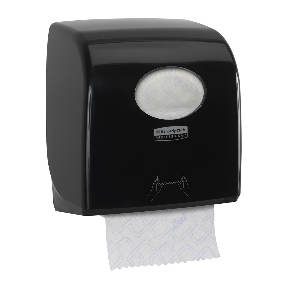 Aquarius Slimroll Towel Dispenser - Black