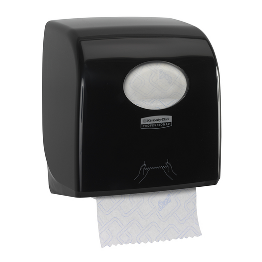 Aquarius Slimroll Towel Dispenser - Black