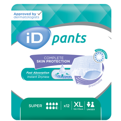 iD Pants Super Extra Large Case 4x12