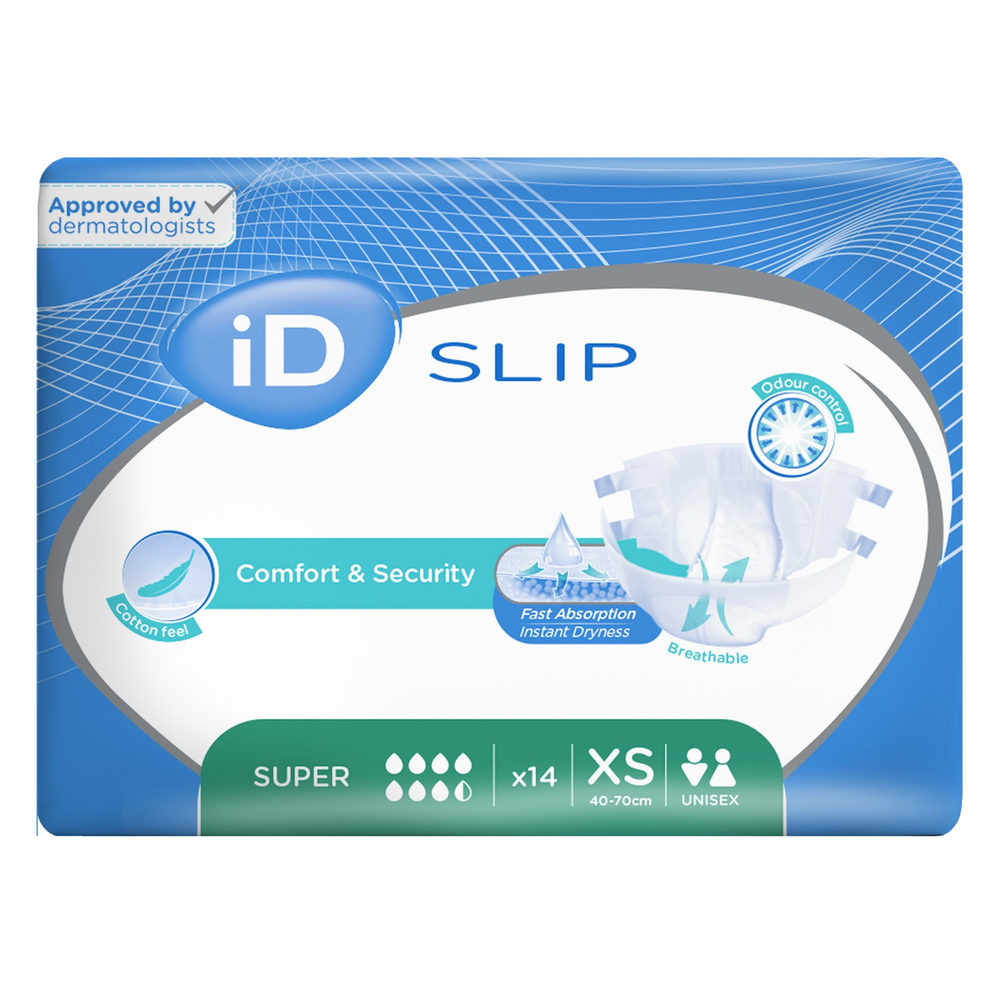 iD Expert Slip Cotton Feel Super - X Small  - Case 12x14